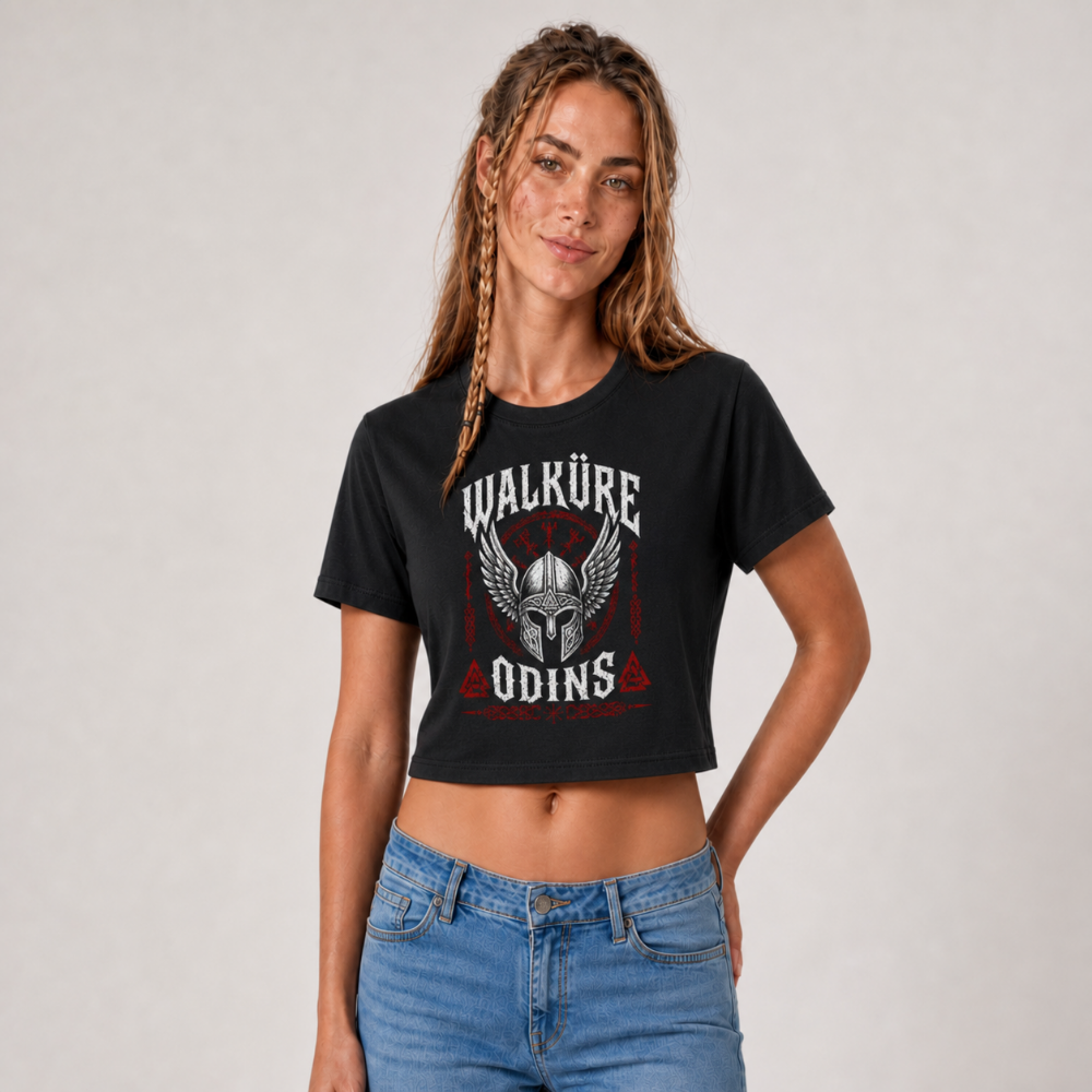 Cropped Tee "Walküre Odins"