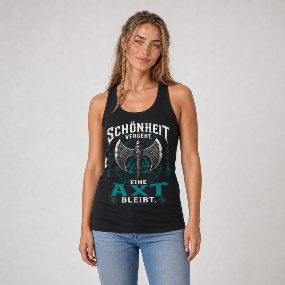 Frauen Tanktop "Schönheit vergeht"