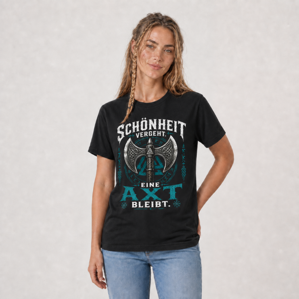 Frauen Shirt "Schönheit vergeht"