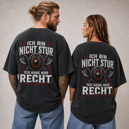 Oversized Shirt "Ich habe Recht"