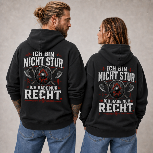 Premium Hoodie "Ich habe Recht"