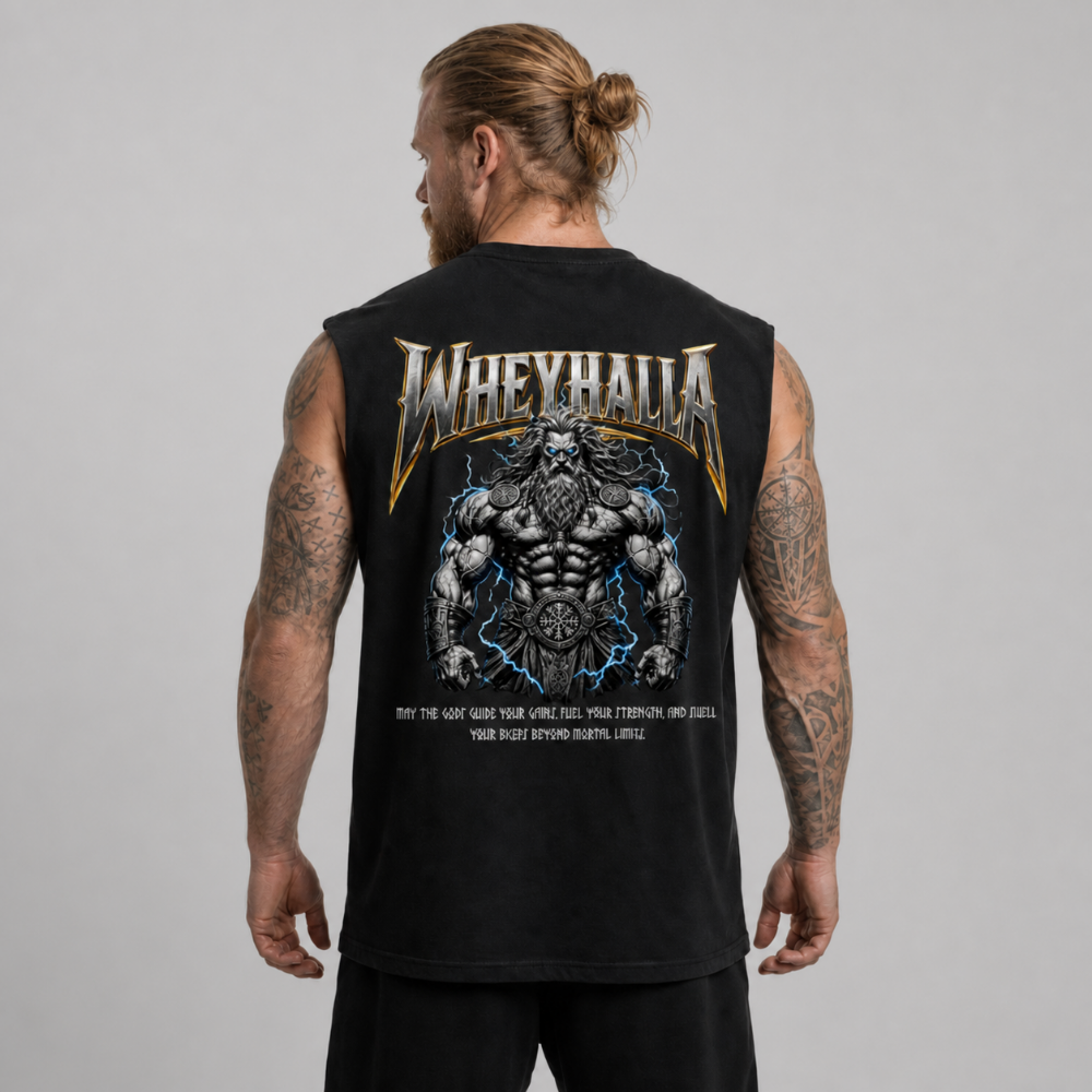 Sleeveless Oversized "Wheyhalla"