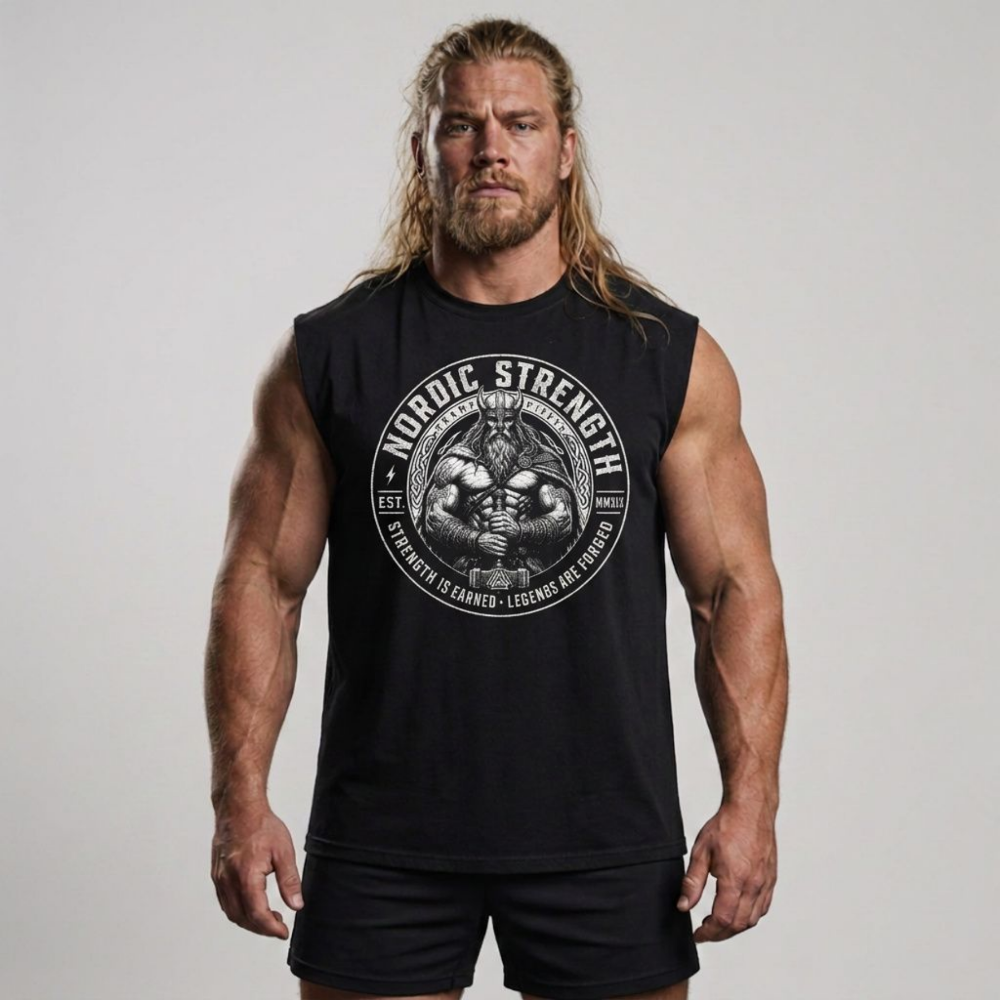 Sleeveless Oversized "Nordic Strength"
