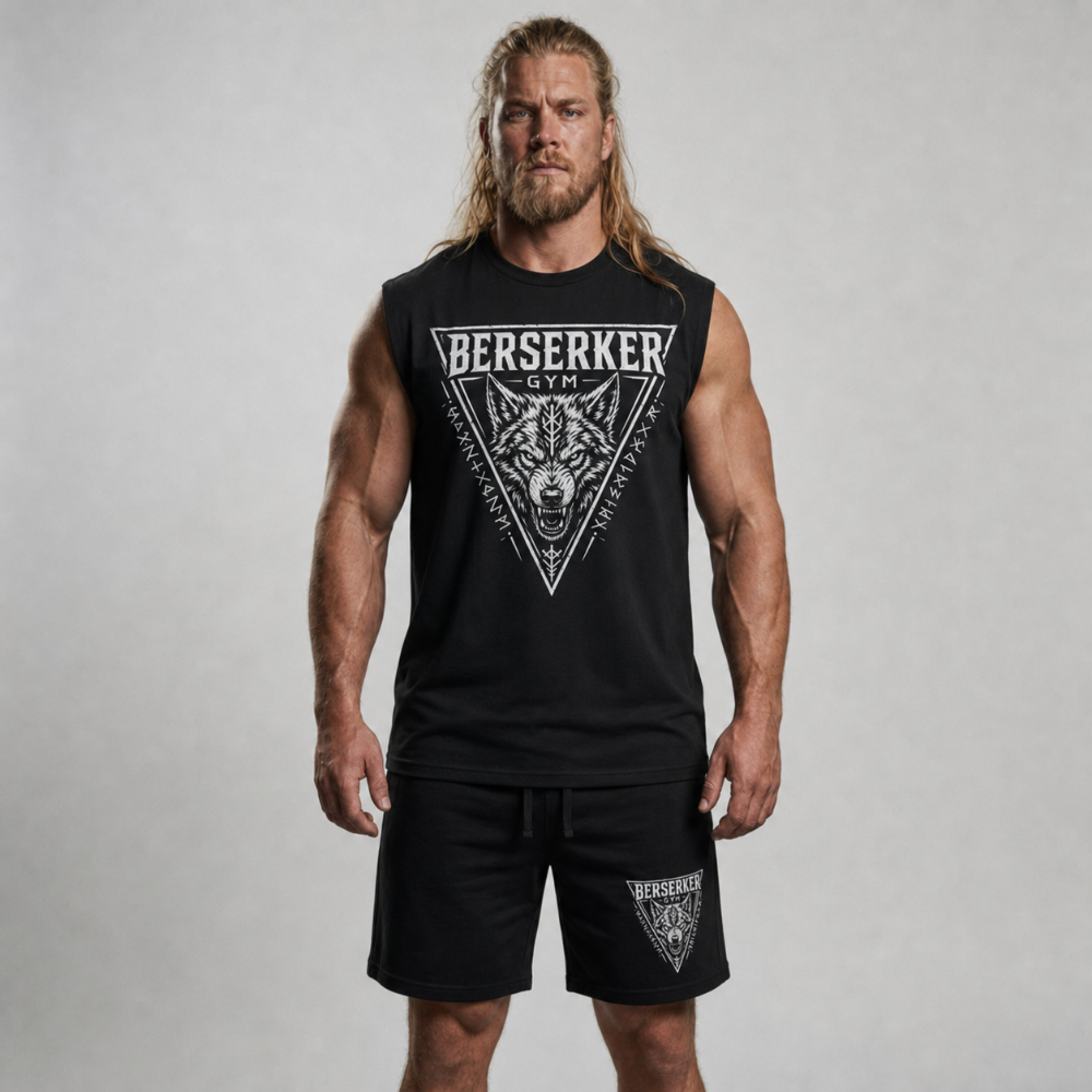 Sleeveless Oversized "Berserker Gym"