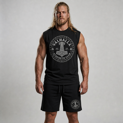 Sleeveless Oversized "Valhalla Strength Club"