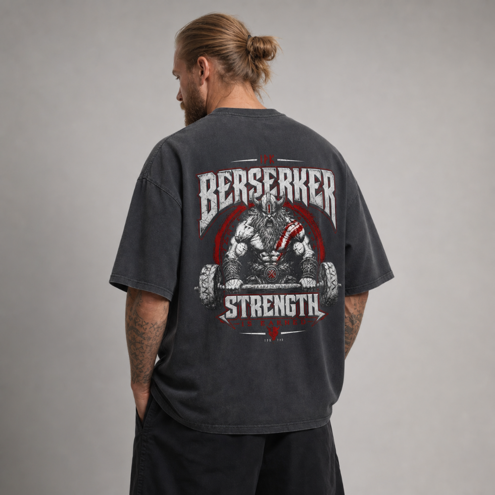 Oversized Shirt "Berserker Strength"