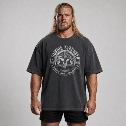 Oversized Shirt "Nordic Strength"