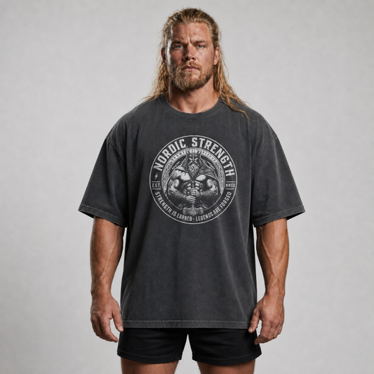 Oversized Shirt "Nordic Strength"