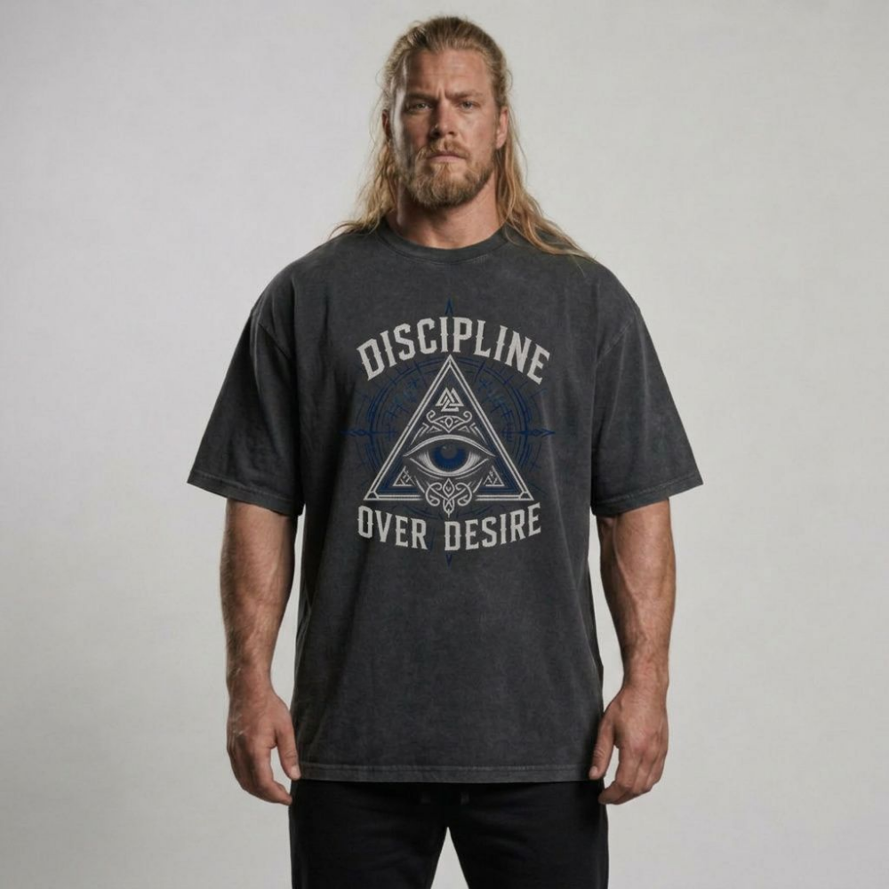 Oversized Shirt "Discipline over Desire"