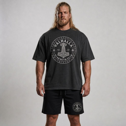 Oversized Shirt "Valhalla Strength Club"