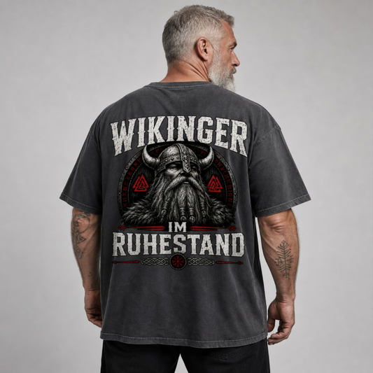 Oversized Shirt "Wikinger im Ruhestand"