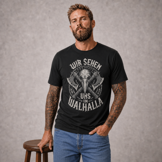 Viking Shirt 2.0 "Wir sehen uns in Walhalla"