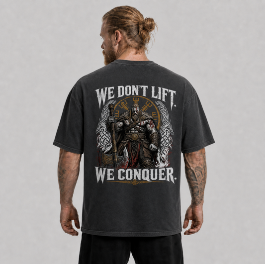 Oversized Shirt "We Conquer"