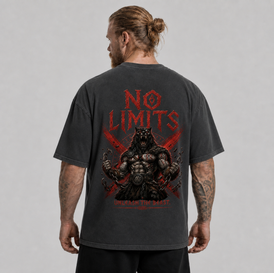 Oversized Shirt "No Limits"