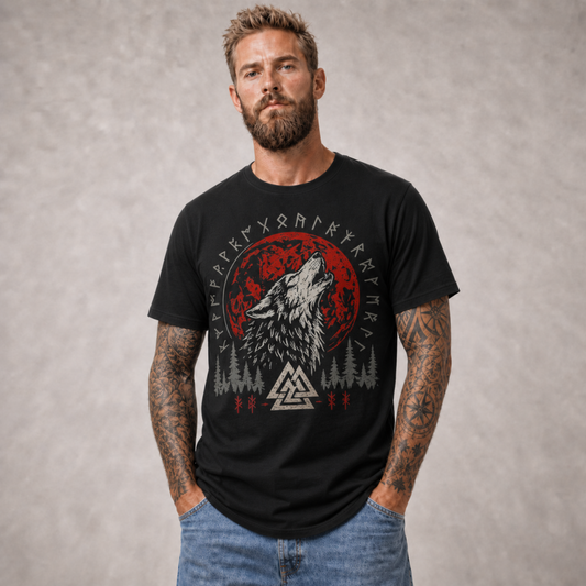 Viking Shirt 2.0 "Howling Wolf"