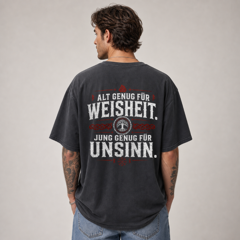 Oversized Shirt "Weisheit"