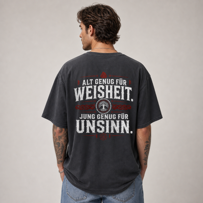 Oversized Shirt "Weisheit"